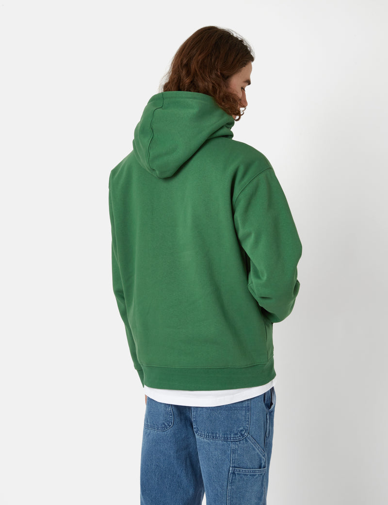 OBEY Lowercase Hooded Sweatshirt - Palm Leaf Green