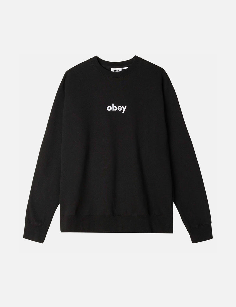 OBEY Lowercase Sweatshirt - Black