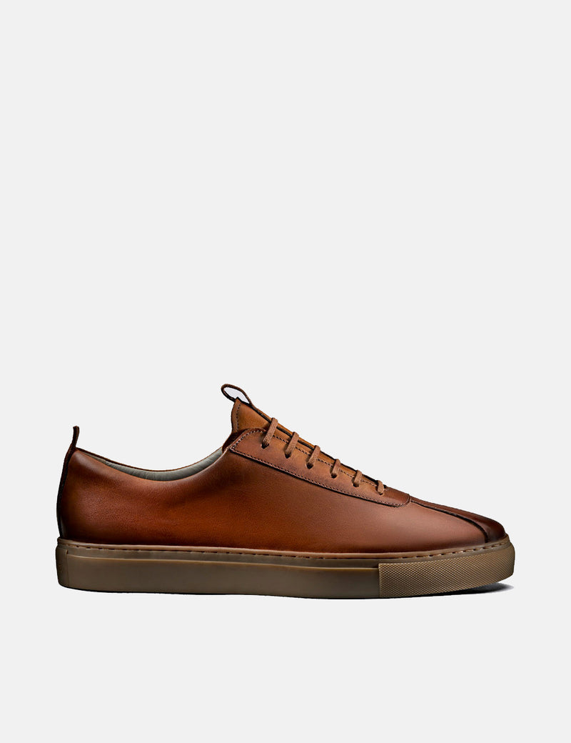 Grenson Sneaker 1 - Tan/Gum Sole