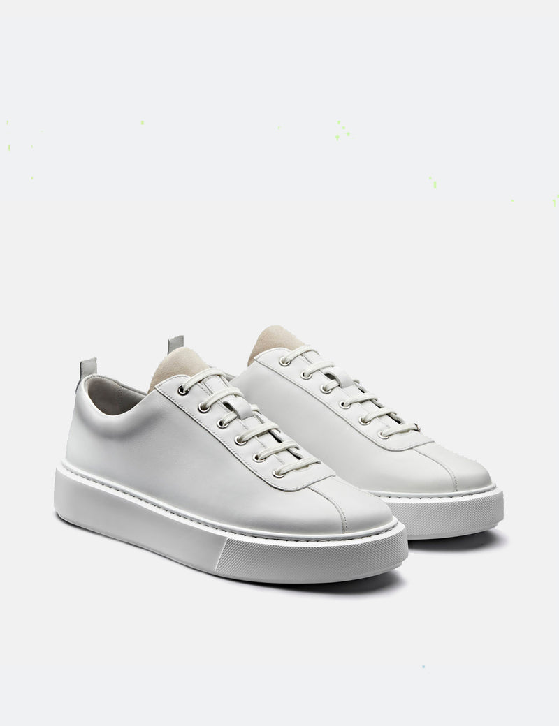 Grenson Sneaker 30 (Kalbsleder) - Weiß