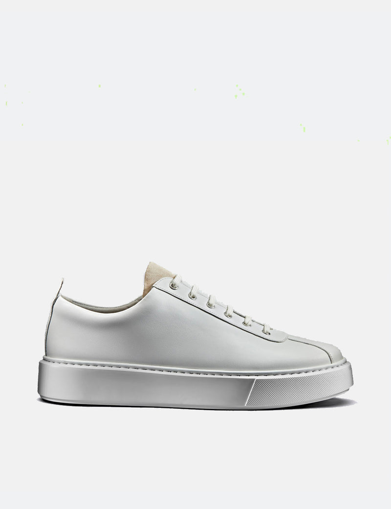 Grenson Sneaker 30 (Cuir de veau) - Blanc
