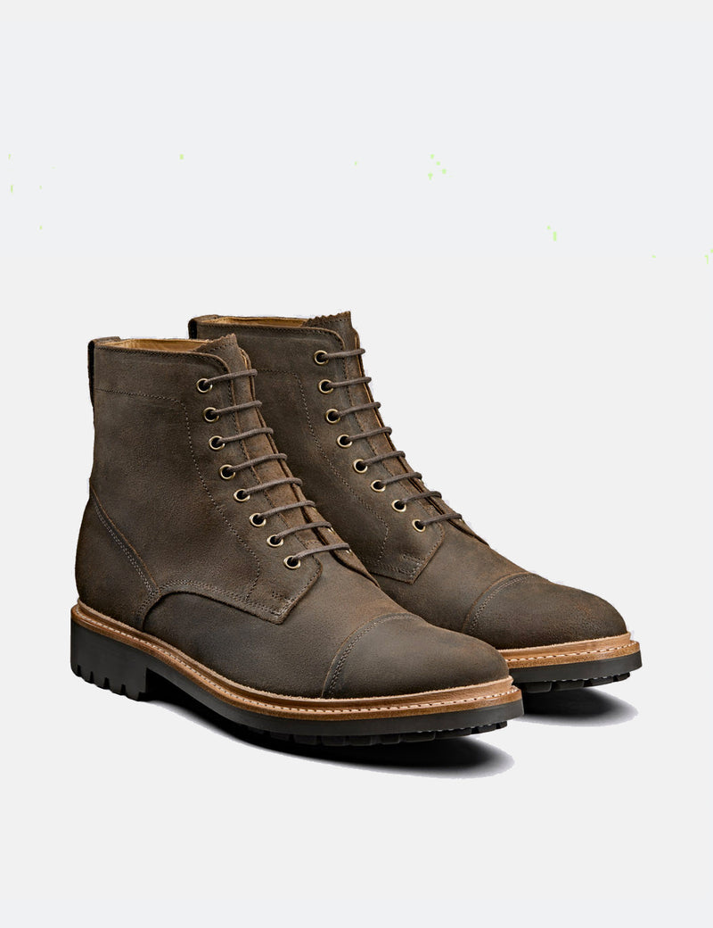 Grenson Joseph Boot (Rugged Suede) - Brown