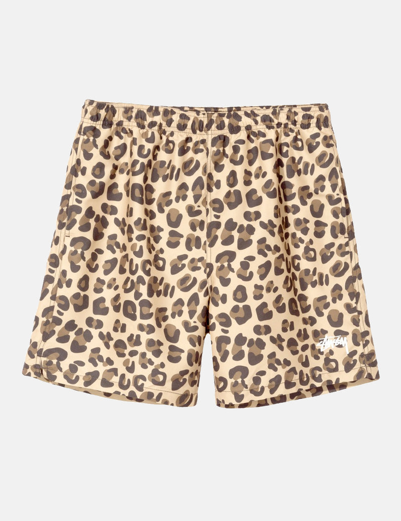 Stussy Leopard Water Shorts - Leopard