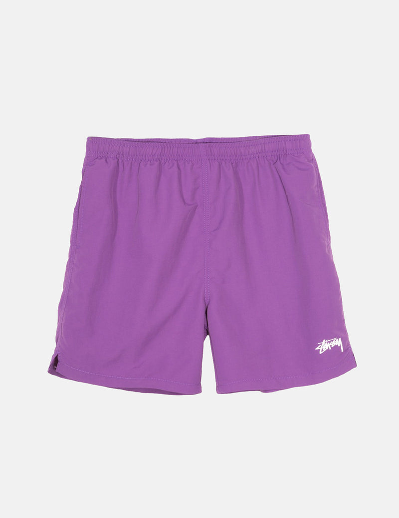 Stussy Stock Water Shorts-퍼플