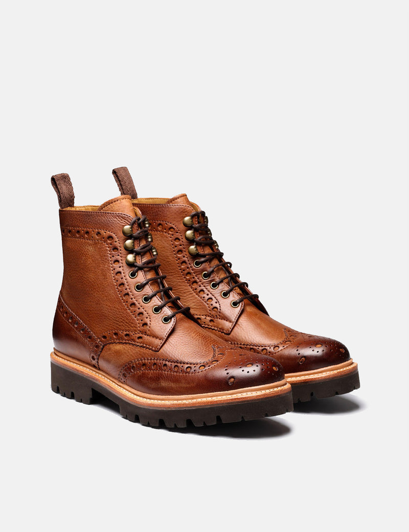 Grenson fred commando sole brogue boot shop