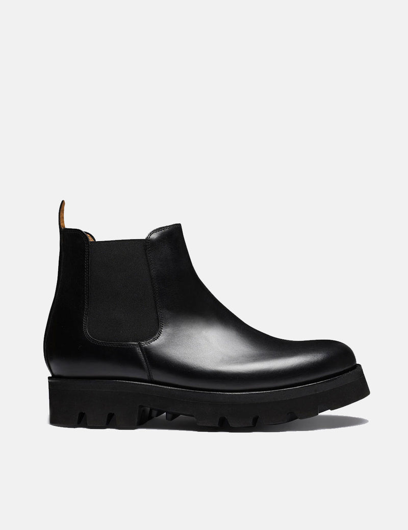 Grenson Warner 풀업 첼시 부츠 - 블랙