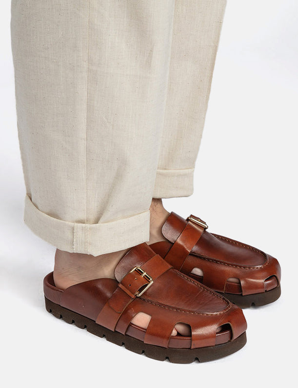 Grenson Dale Sandal (Leather) - Tan