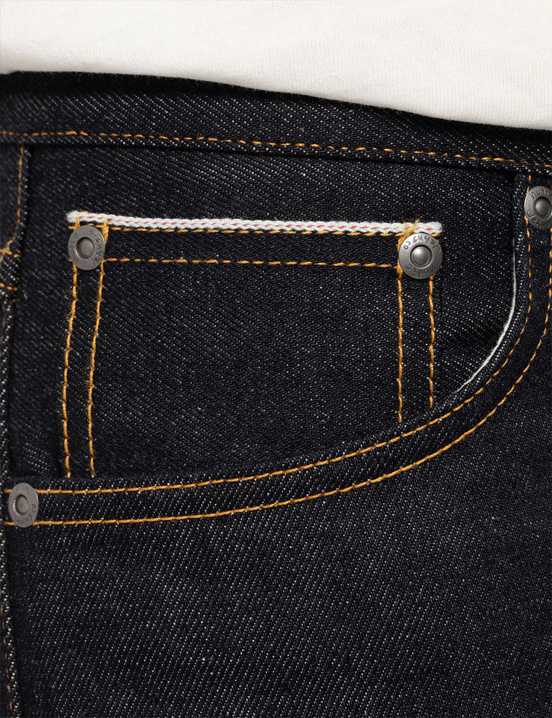 Nudie Jeans Lean Dean Jeans (Slim Fit) - Dry True Selvage Blue