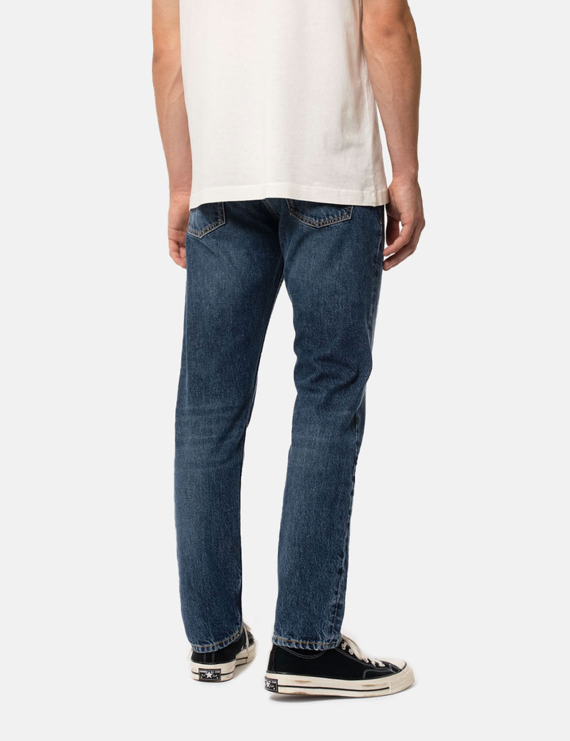 Nudie Steady Eddie II Jeans (Regular Tapered) - Blue Slate