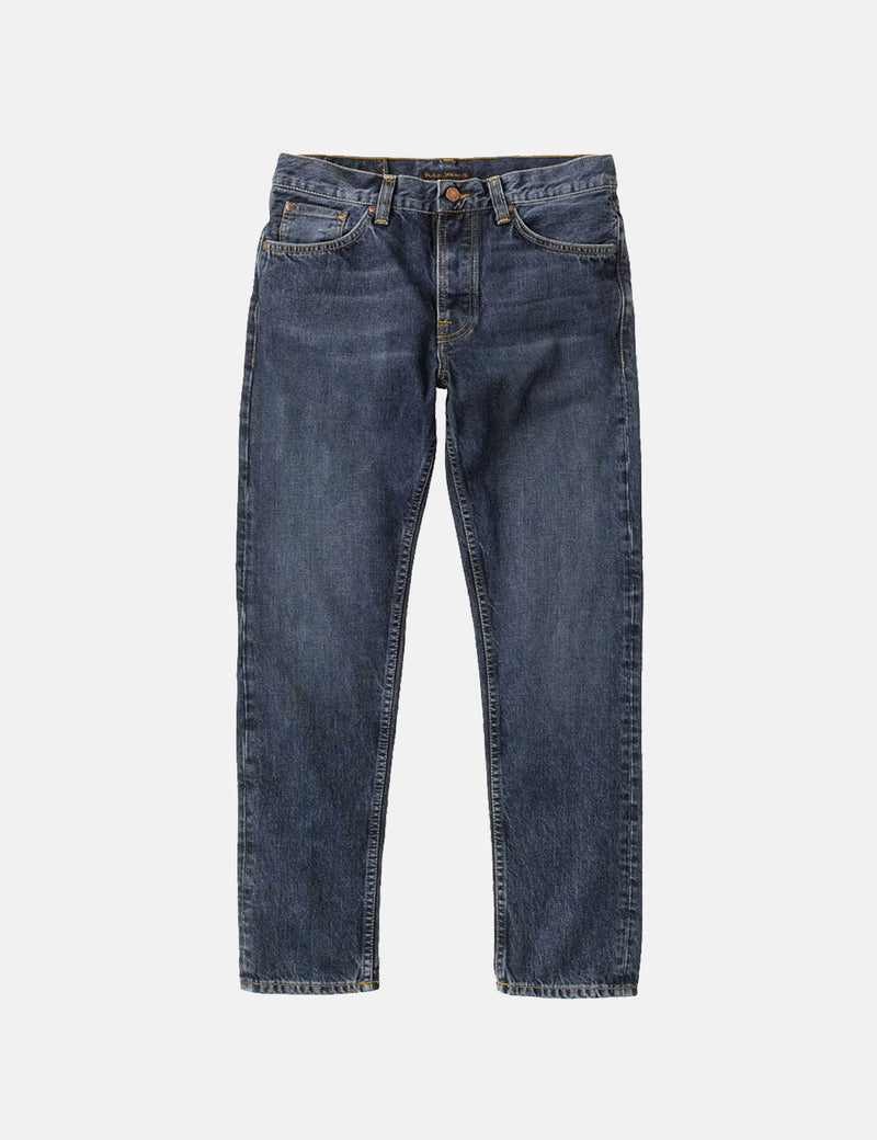 Nudie Steady Eddie II Jeans (Regular Tapered) - Blue Slate