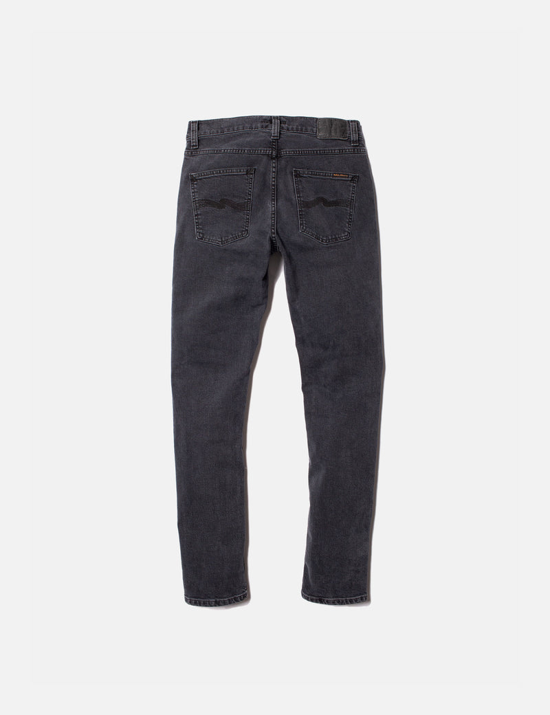 Nudie Lean Dean Jeans (Slim) - Grey Nights