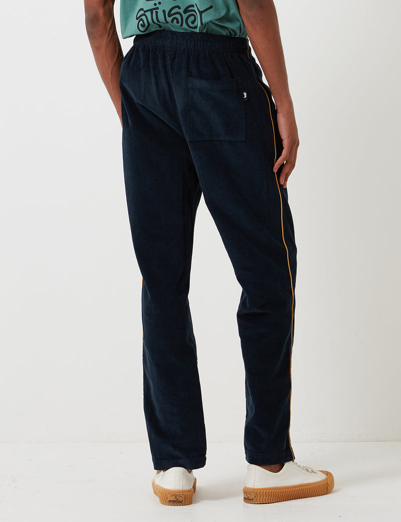 Stussy Side Pipping Cord Pant - Navy Blue