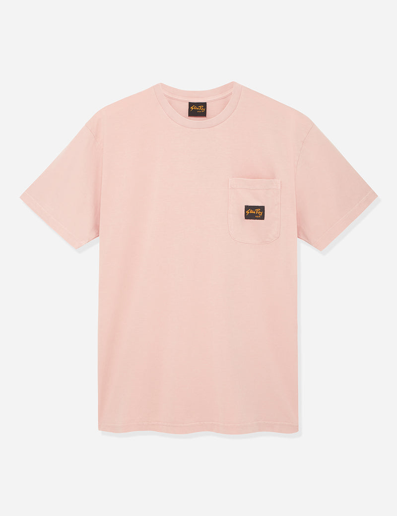 Stan Ray Pocket T-Shirt - Pink Grey Daze