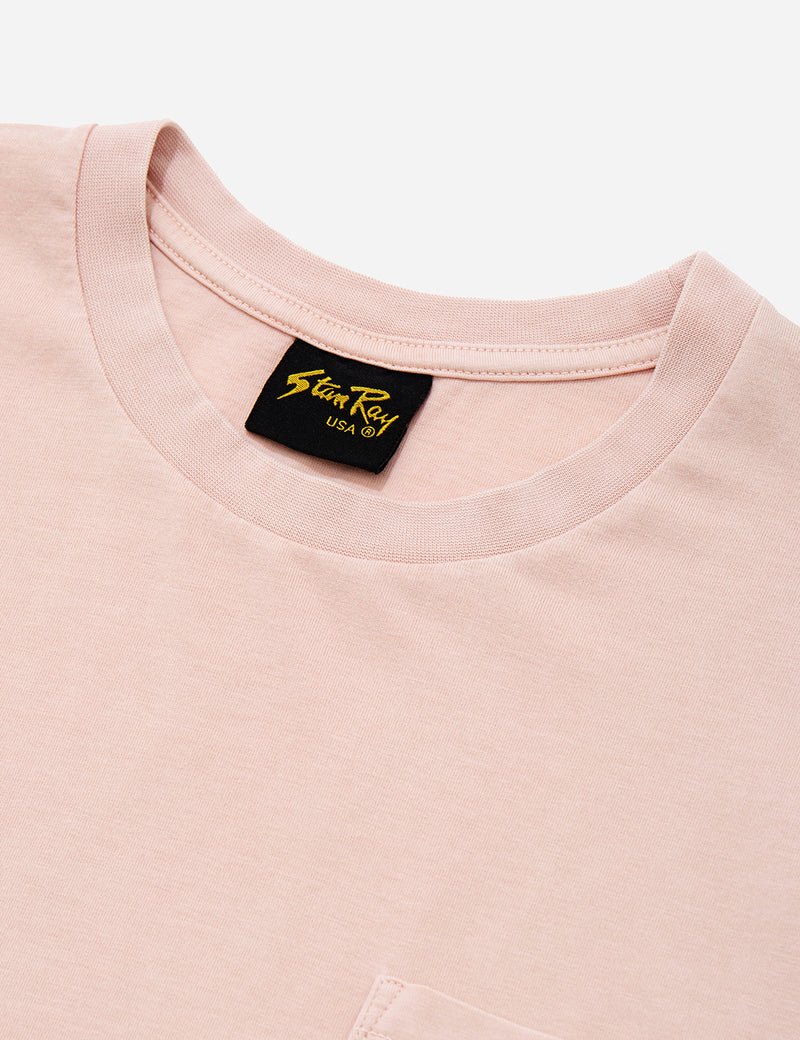 スタンレイポケットTシャツ-ピンクグレーデイズ