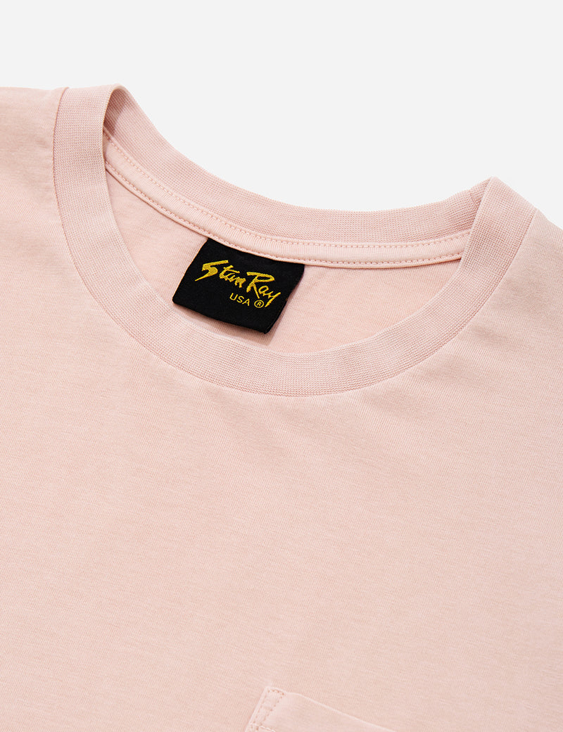 T-Shirt à Poche Stan Ray - Pink Grey Daze