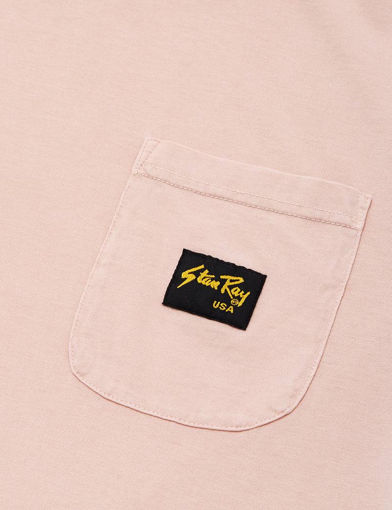 スタンレイポケットTシャツ-ピンクグレーデイズ