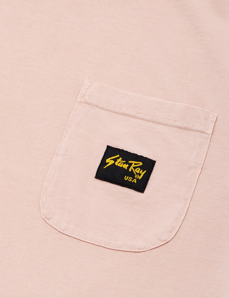 Stan Ray Pocket T-Shirt - Pink Grey Daze