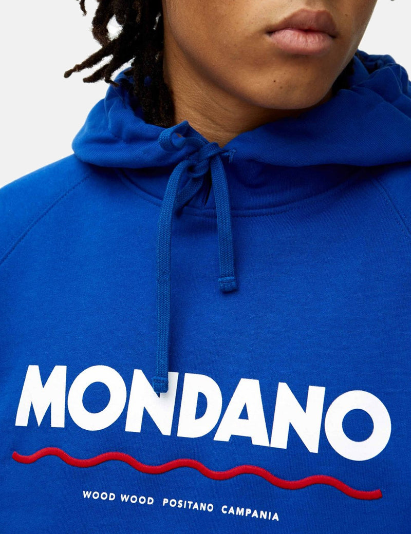 Wood Wood Raffi Hoodie - Blue