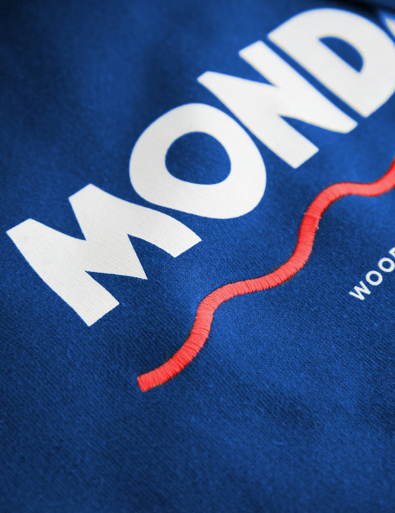 Wood Wood Raffi Hoodie - Blue