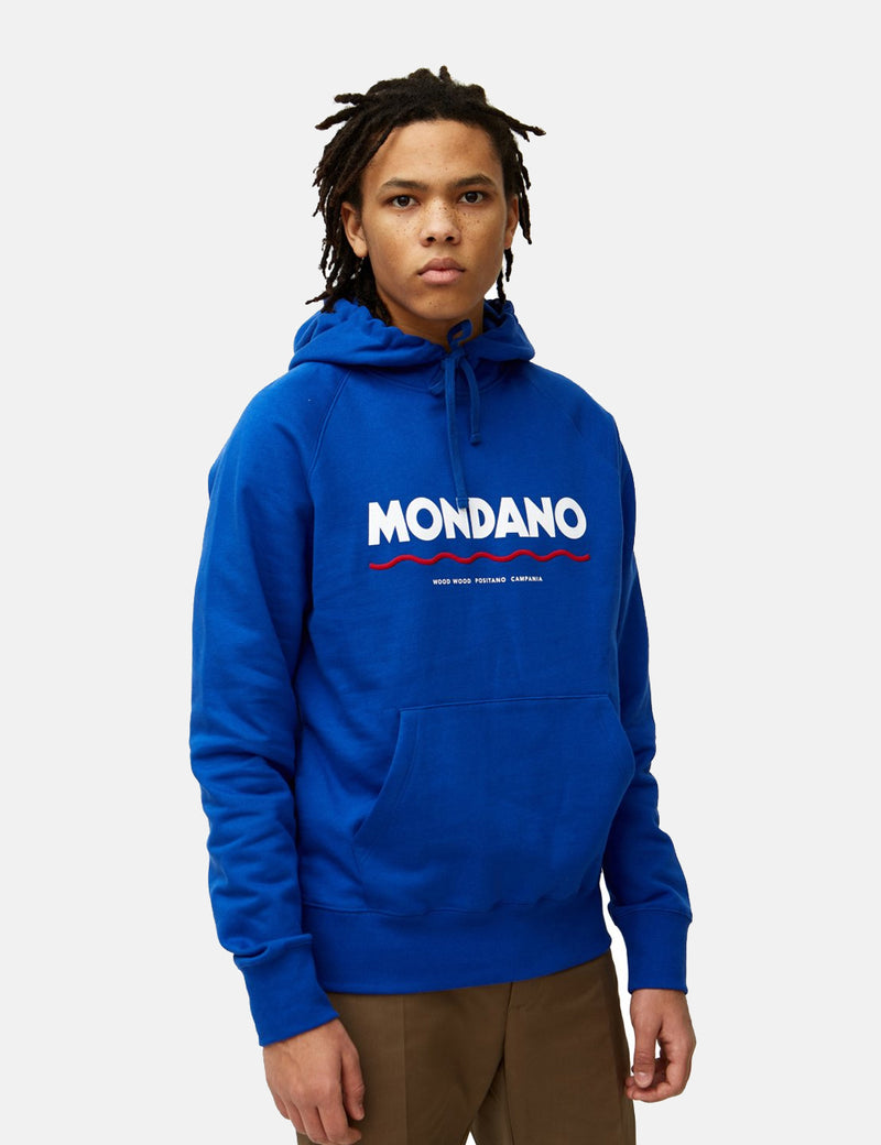 Wood Wood Raffi Hoodie - Blue
