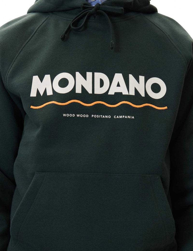 Wood Wood Raffi Hoodie - Dark Green