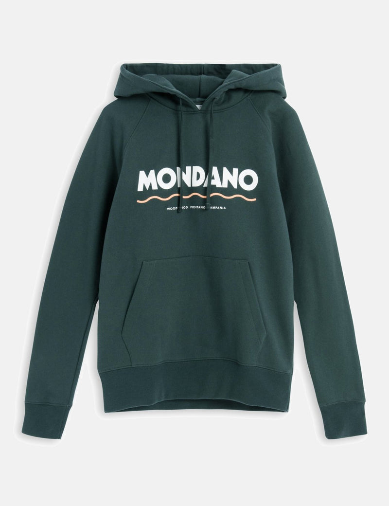 Wood Wood Raffi Hoodie - Dark Green