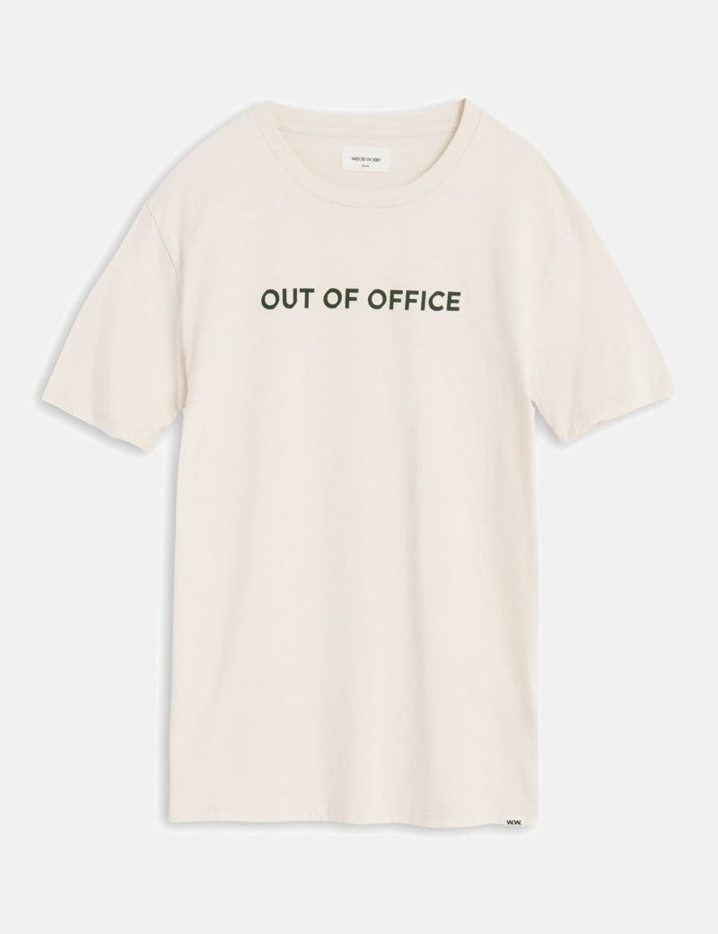 Wood Wood Out of Office T-Shirt - Off White