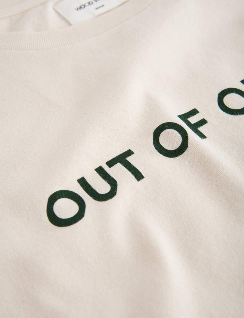 Wood Wood Out of Office T-Shirt - Off White
