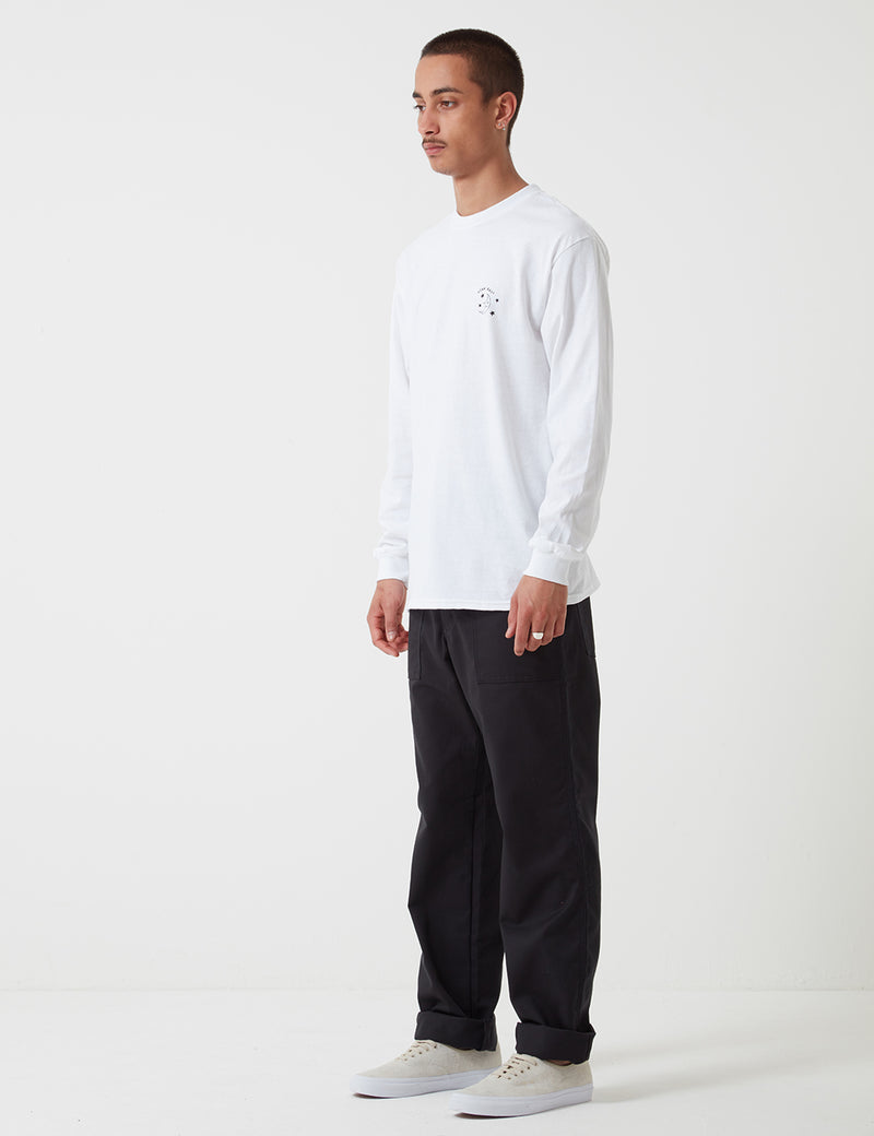 Stan Ray Moon Child Long Sleeve T-Shirt - White
