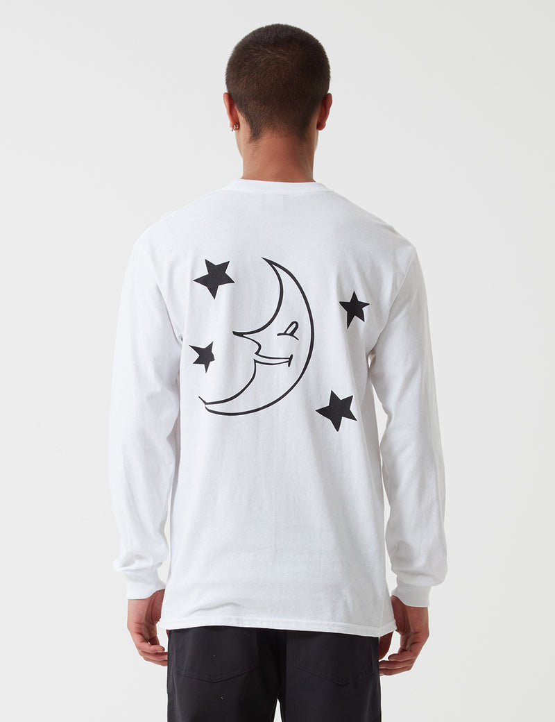 Stan Ray Moon Child Long Sleeve T-Shirt - White