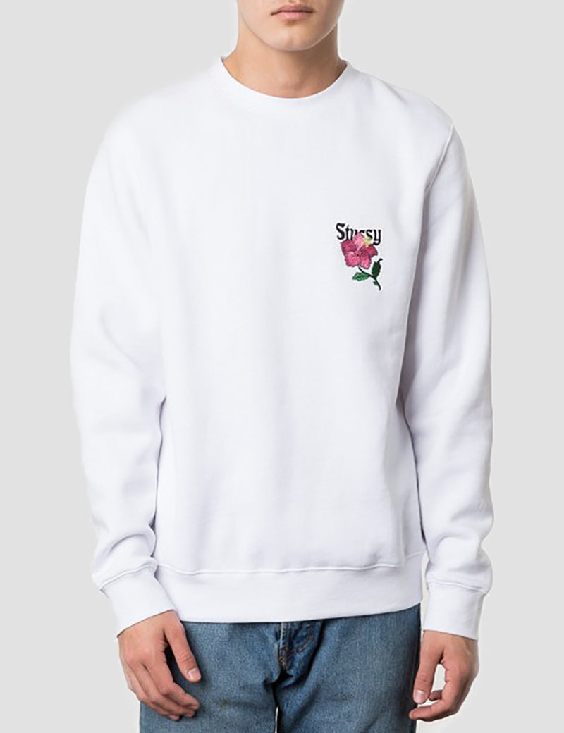 Stussy California Applique Sweatshirt - White