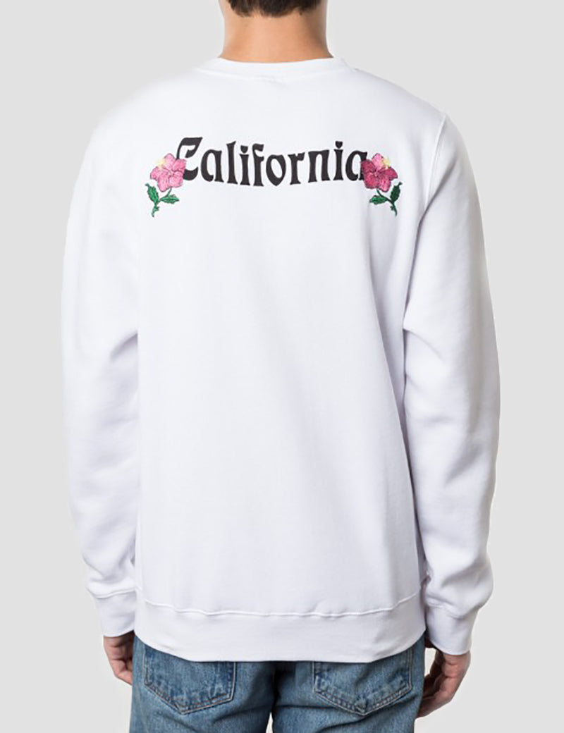 Stussy California Applique Sweatshirt - White