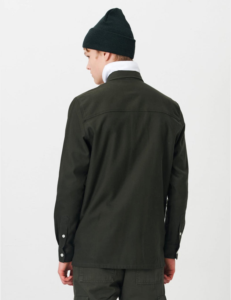 Wood Wood Andrew Shirt - Dark Green