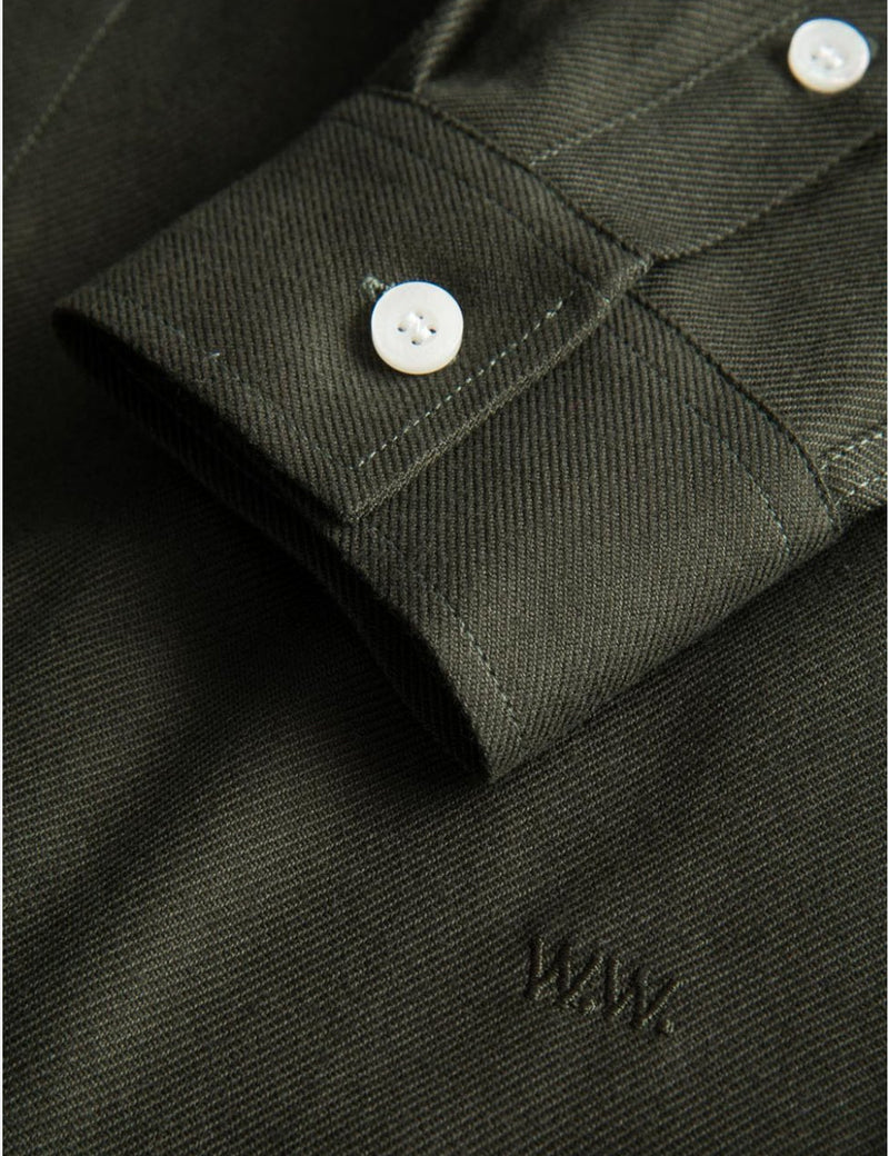 Wood Wood Andrew Shirt - Dark Green
