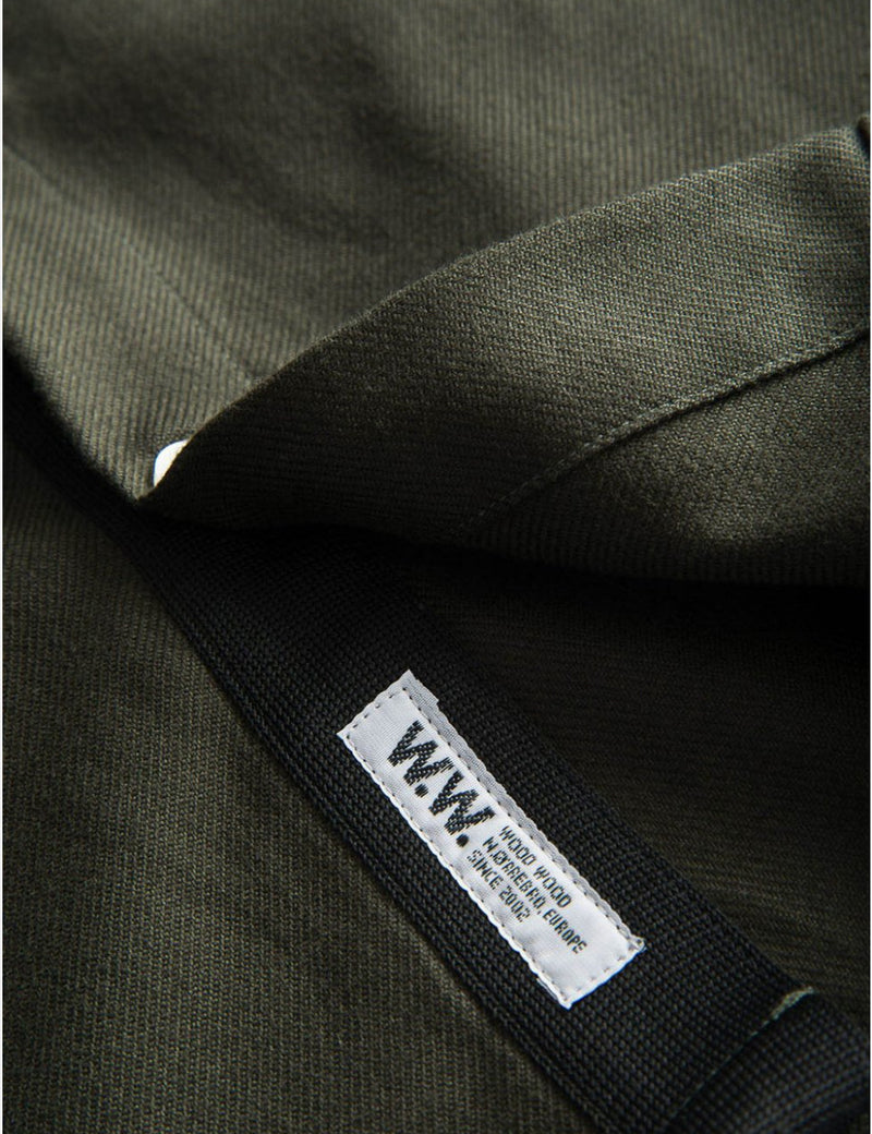 Wood Wood Andrew Shirt - Dark Green