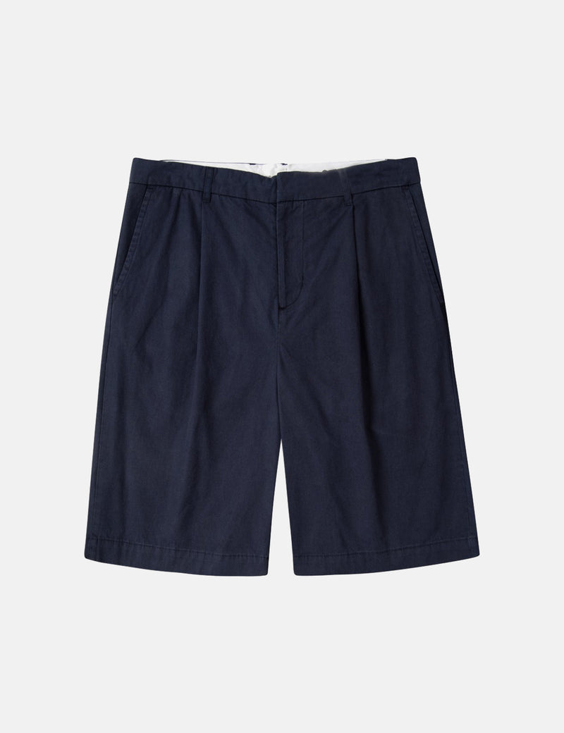 Wood Wood Afonso Shorts - Navy Blue