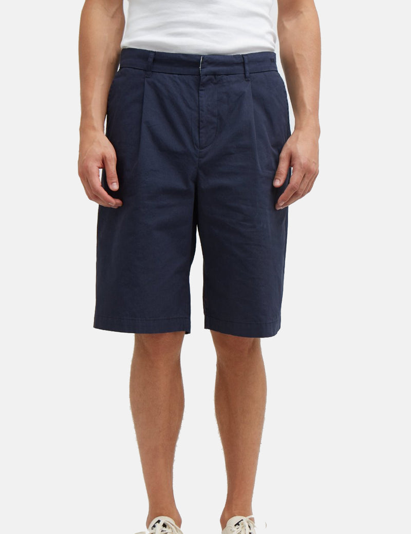 Wood Wood Afonso Shorts - Navy Blue