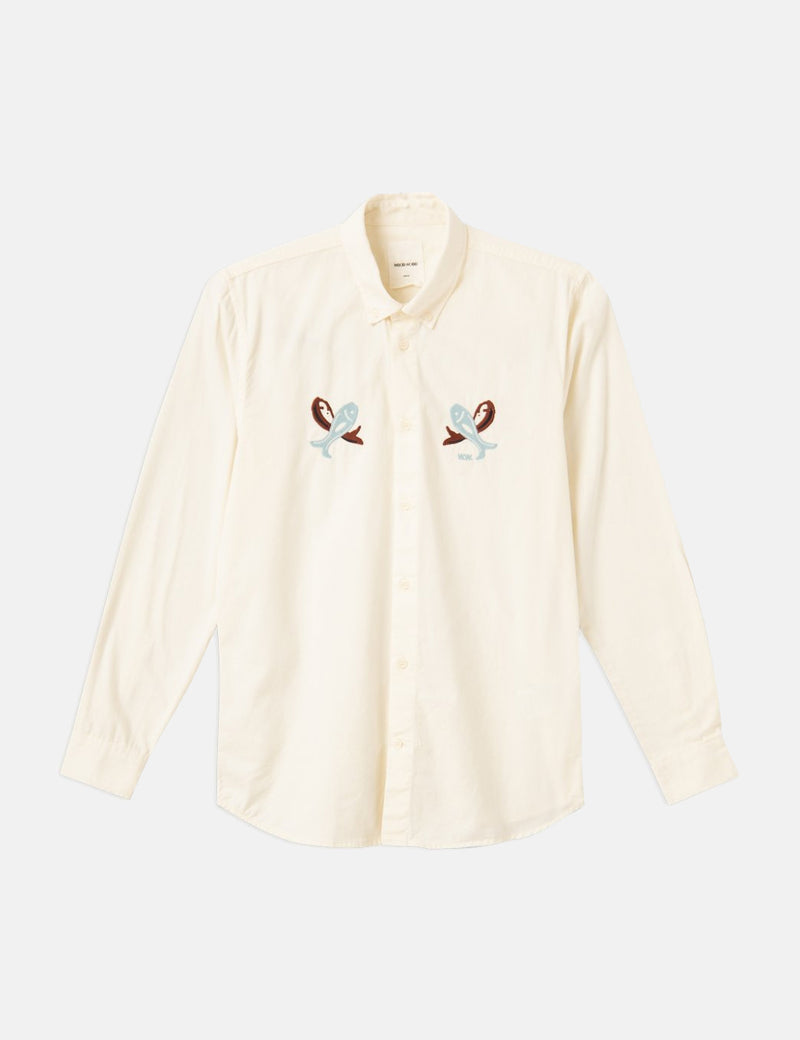 Wood Wood Timothy Shirt - Off-White