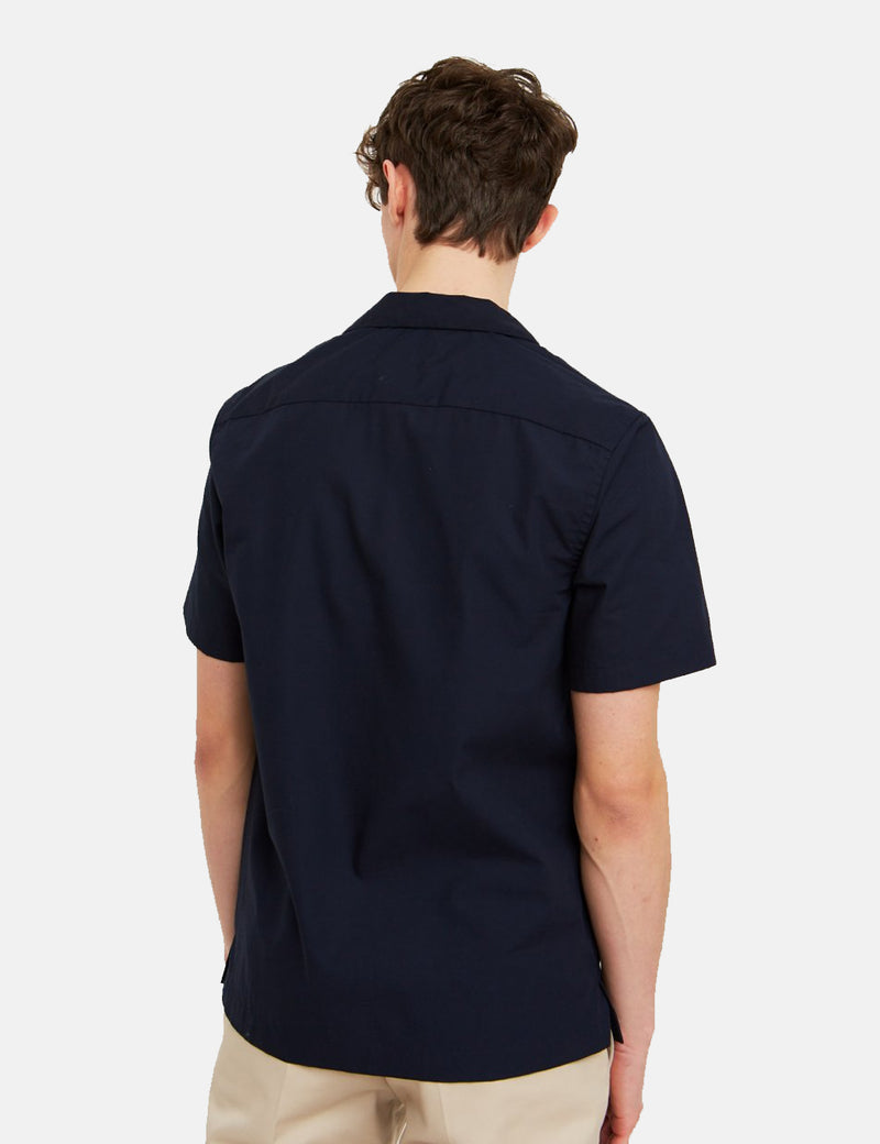 Wood Wood Brandon Shirt - Navy Blue