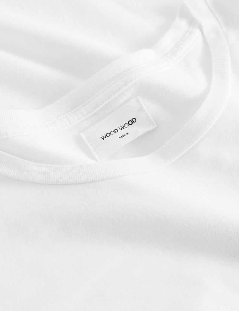 ウッドウッドサミTシャツ-ブライトホワイト