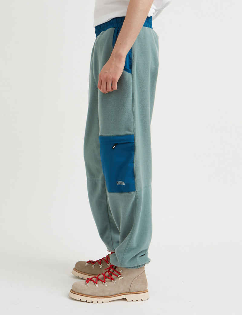 Wood Wood Sigurd Fleece Pants - Turquoise
