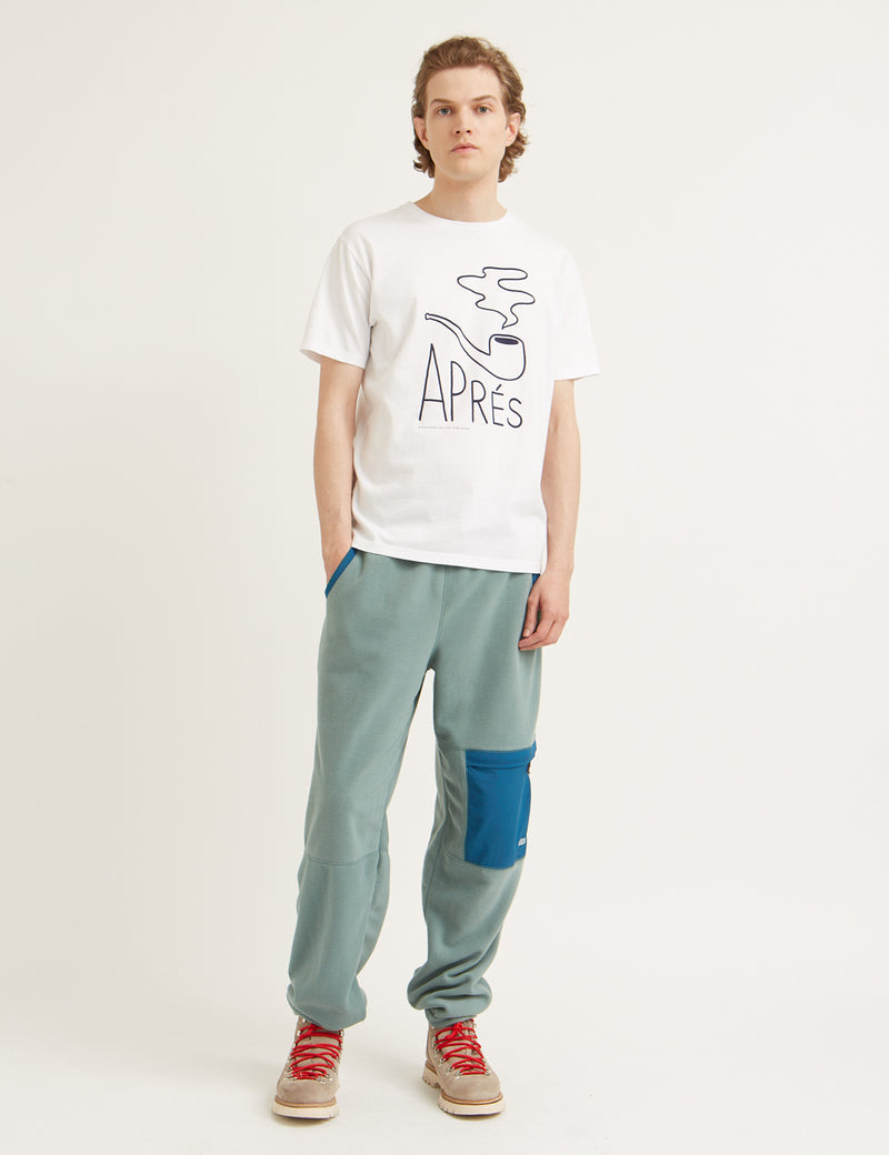 Wood Wood Sigurd Fleece Pants - Turquoise