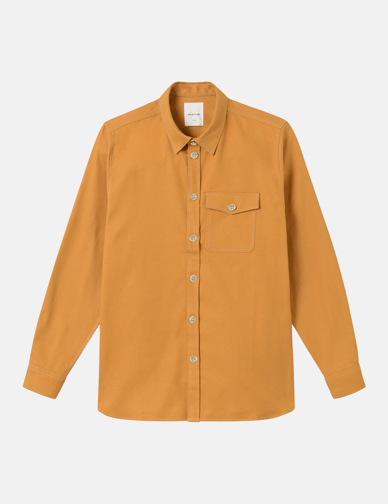 Wood Wood Aske Shirt - Mustard