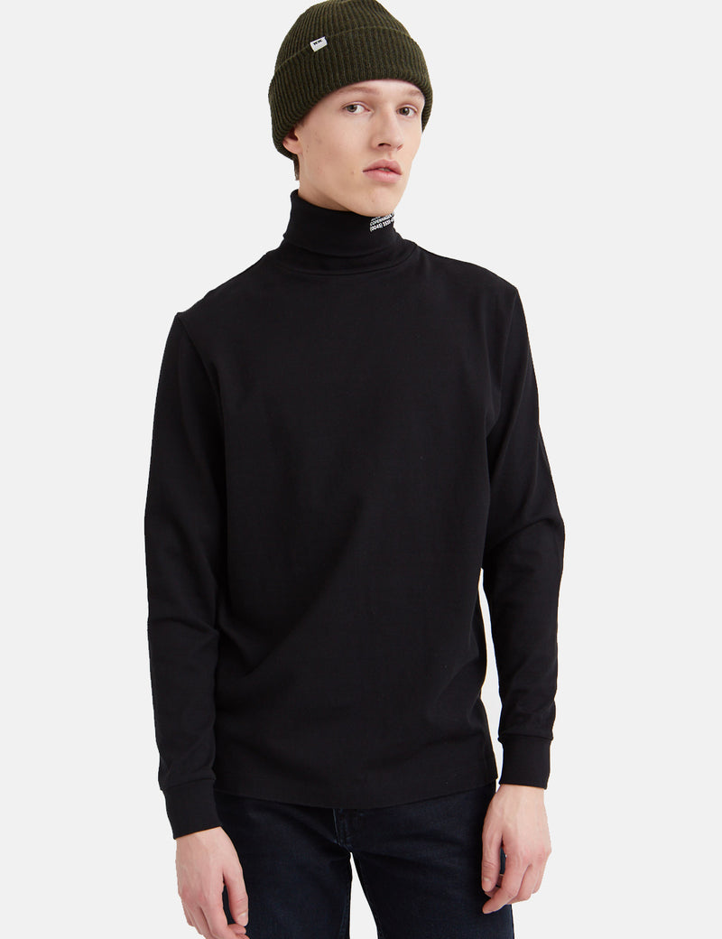Wood Wood Austin Turtleneck - Black