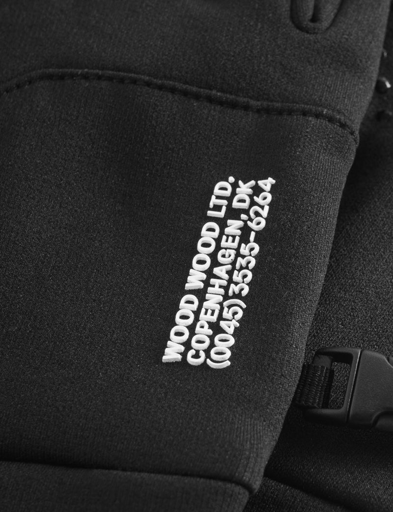 Wood Wood Holger Gloves - Black