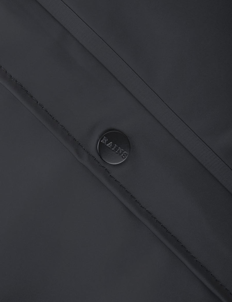 Rains Long Jacket - Black