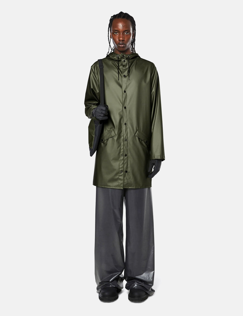 Veste longue Rains - Evergreen