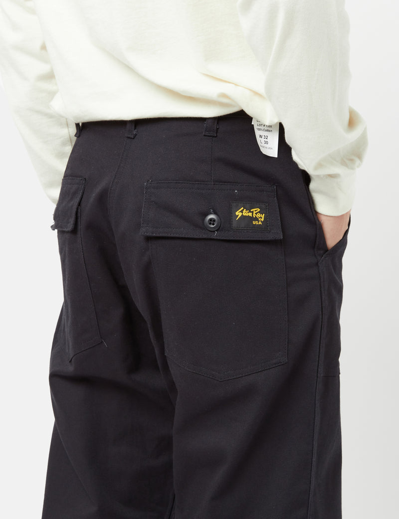 Stan Ray 4 Pocket Fatigue Pant (Loose Taper) - Black