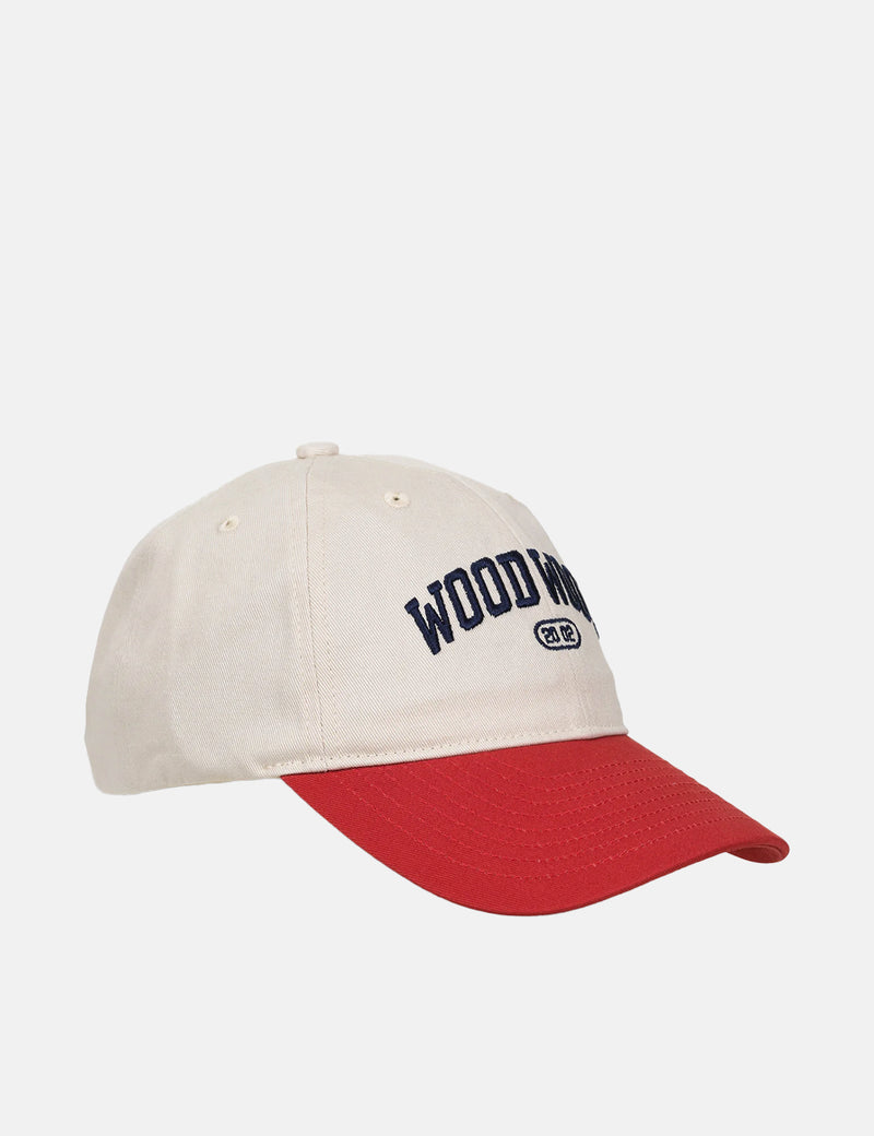 Casquette de Tennis Wood Wood Brian - Beige/Rouille
