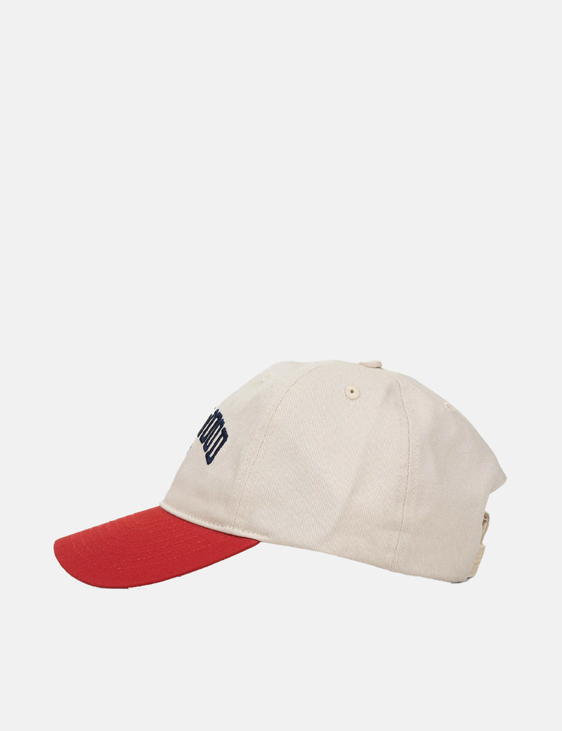 Casquette de Tennis Wood Wood Brian - Beige/Rouille